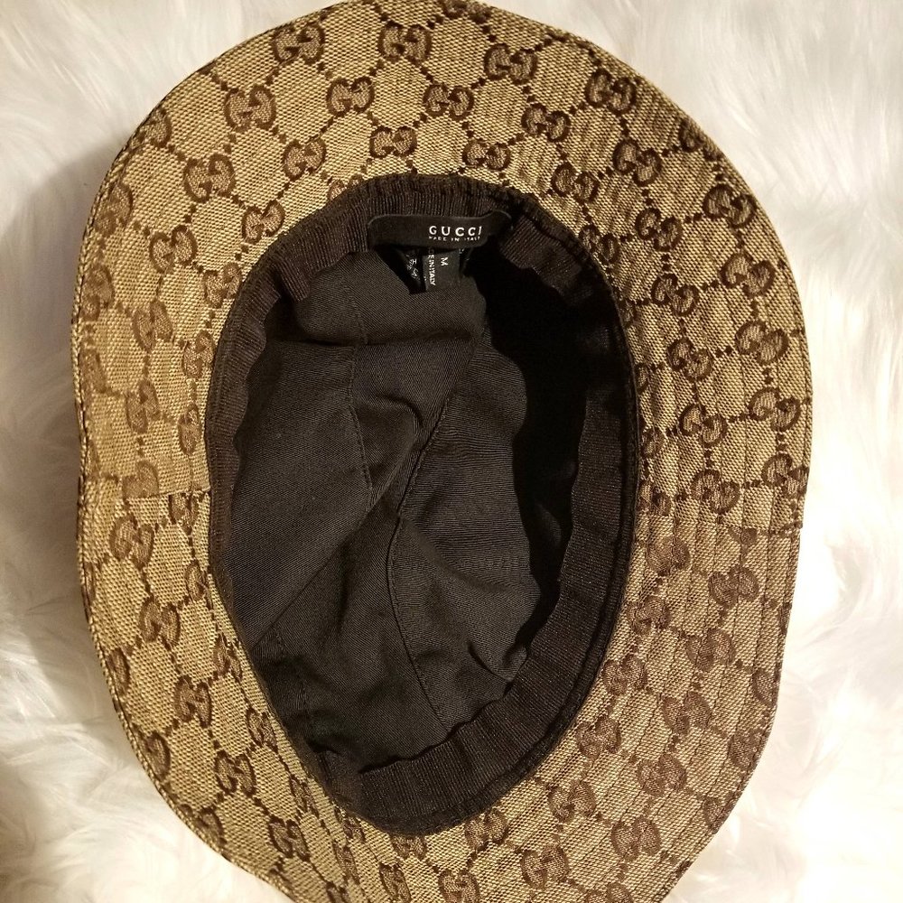 Gucci Bucket Hat (Gucci Script Logo Version) - Picture 4 of 5
